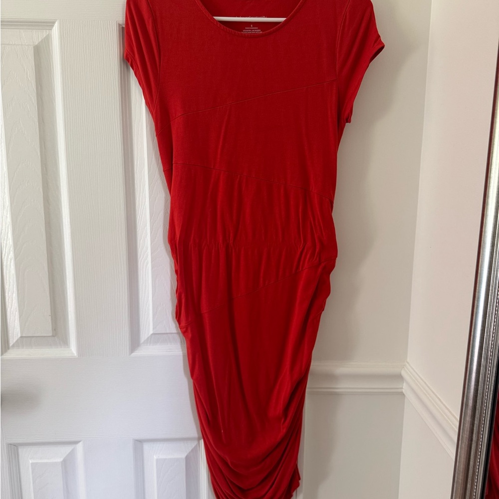 Liz Lange Maternity Elegant Red Dress - Size Sm